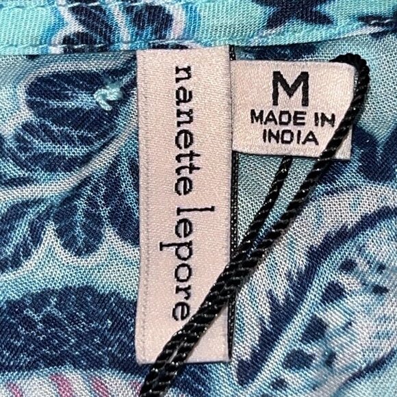 NANETTE LEPORE SWIM Raquel Tie Front Swim Romper New with Tags - Size Medium - Picture 13 of 15